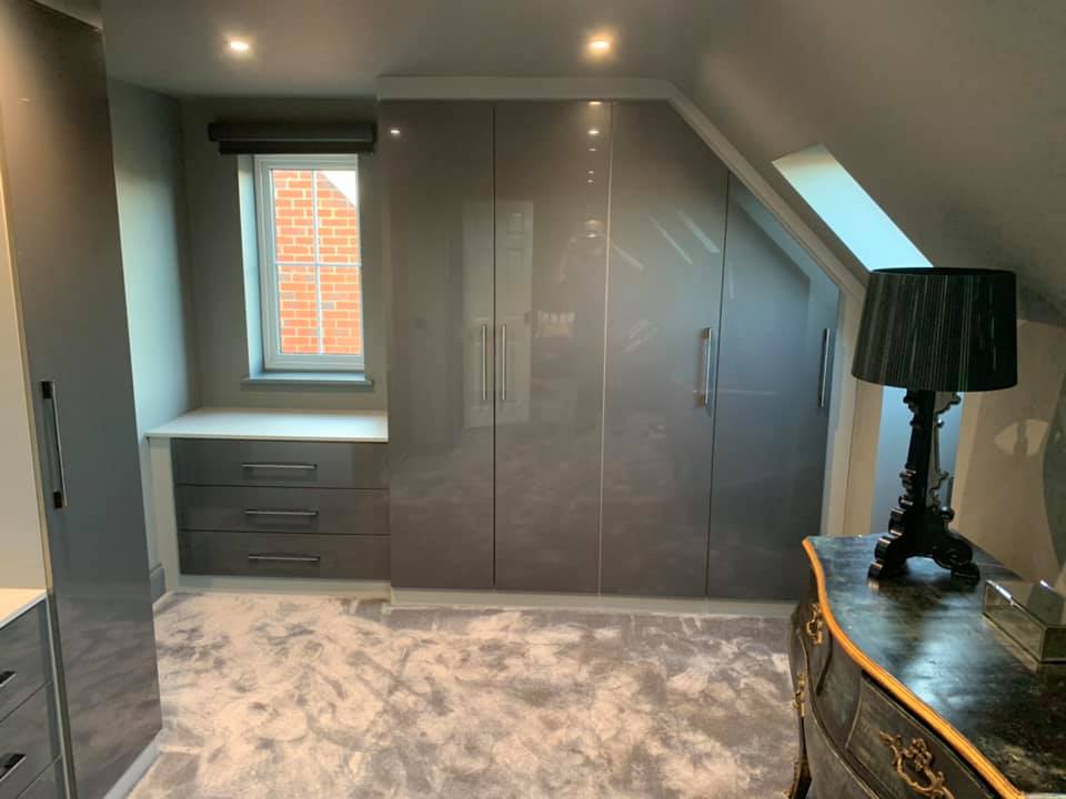 Grey Gloss Loft Dressing Room